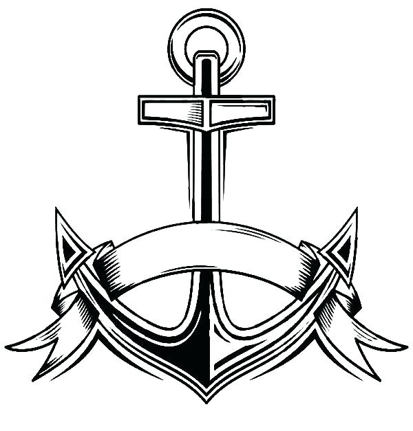 600x627 Navy Coloring Pages Navy Coloring Pages Navy Anchor Coloring Pages