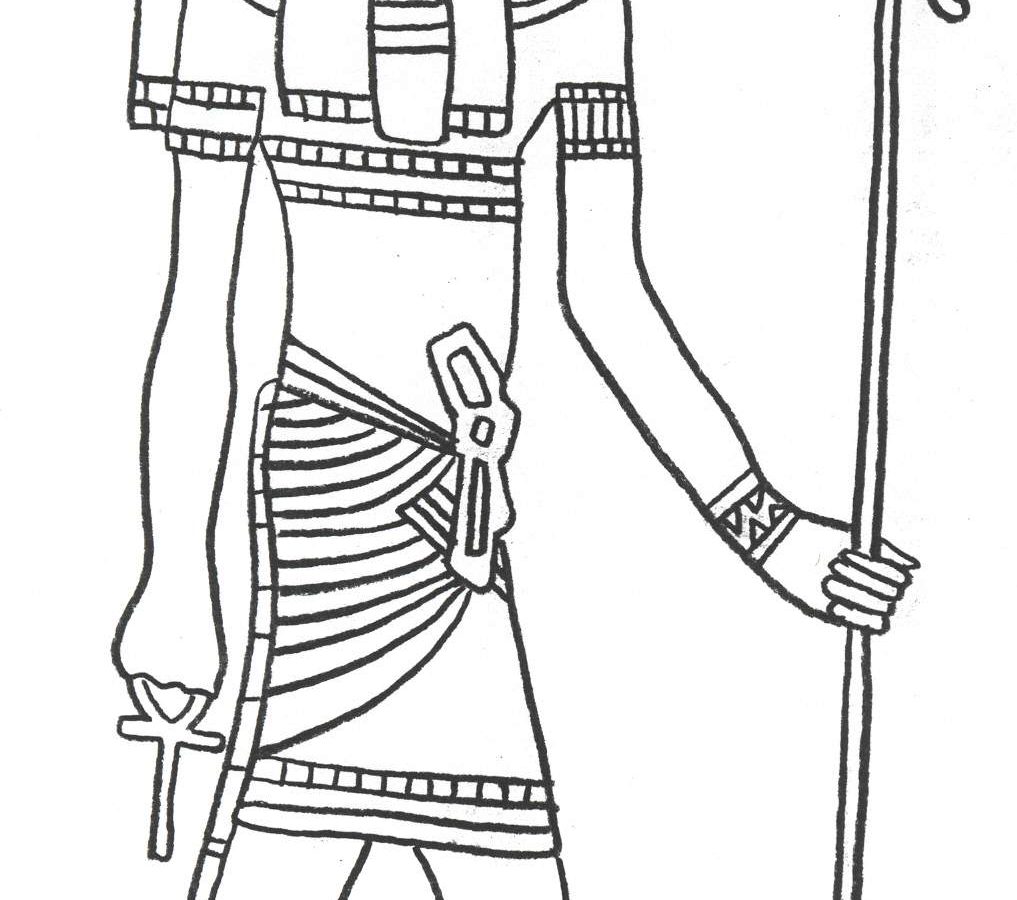 1017x900 Magnificent Coloring Egyptian Page Ancient Pages History