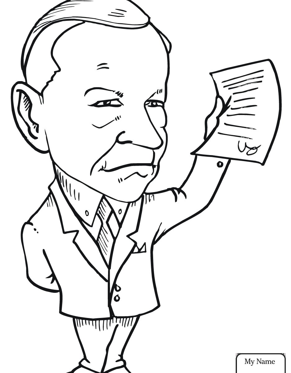 937x1200 Marvelous Dwight Eisenhower Coloring Pages For Kids Countries