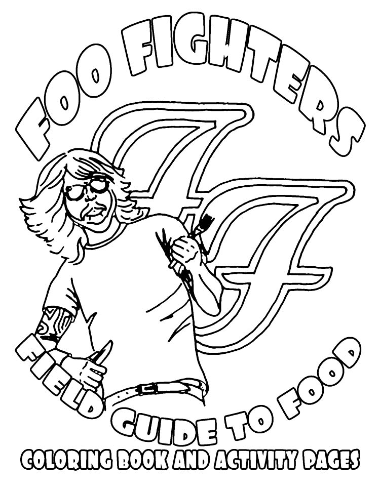 750x970 Foo Fighters New Rider Features Coloring Book Best Rider Ever