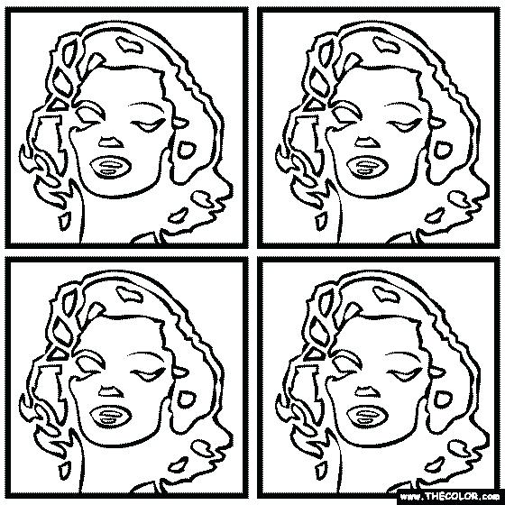 560x560 Andy Warhol Coloring Pages Homey Ideas Coloring Pages For Kids
