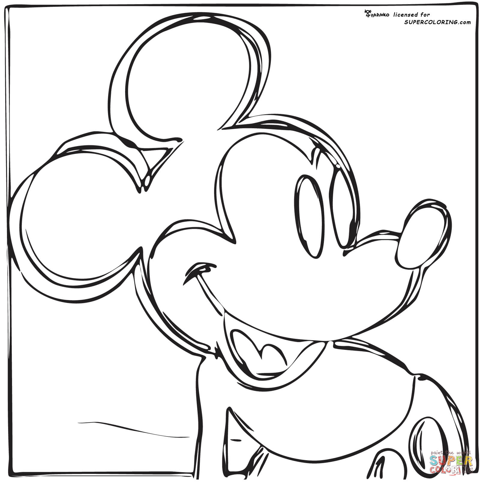 1600x1609 Andy Warhol Coloring Pages Free Coloring Pages Coloring Pages Art