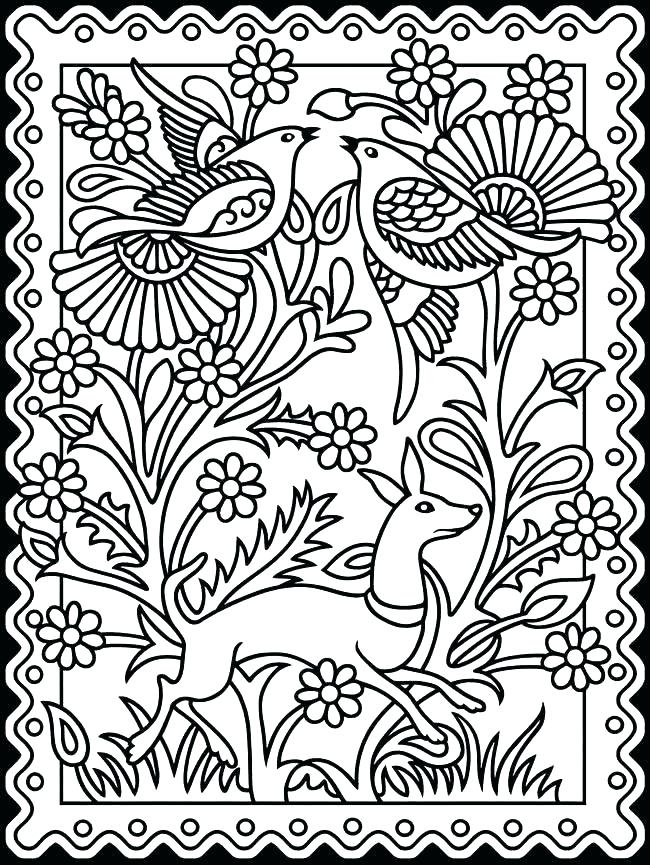 650x865 Fine Art Coloring Pages Fine Art Coloring Pages Anemone Coloring