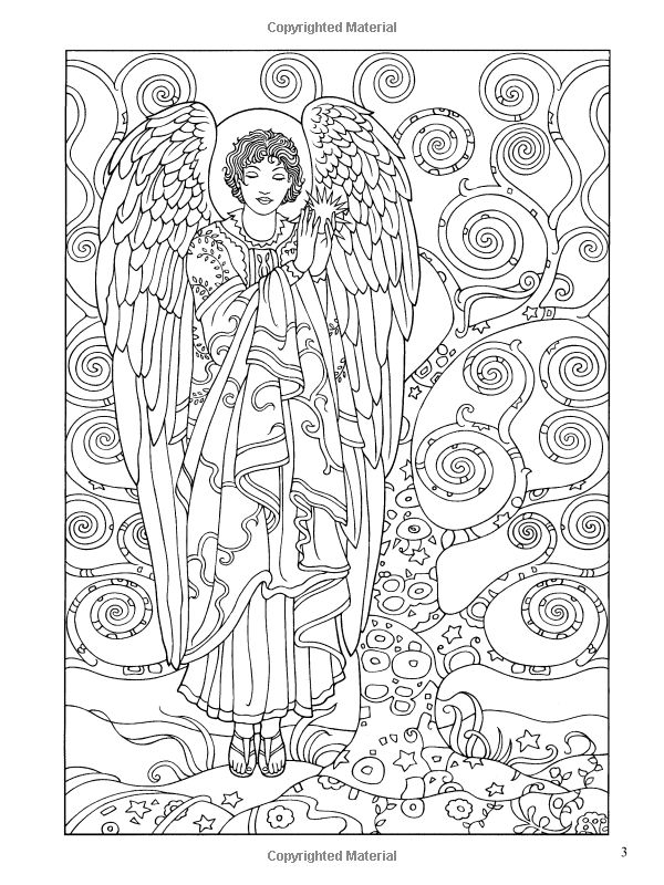 600x800 Sophisticated Angels Coloring Dover S Marty Nle So Dover Coloring