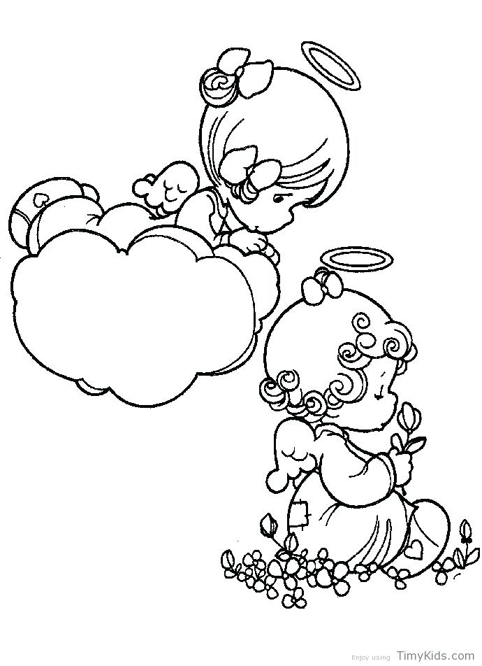 690x952 Precious Moments Angels Coloring Pages Baby Boy Coloring Pages