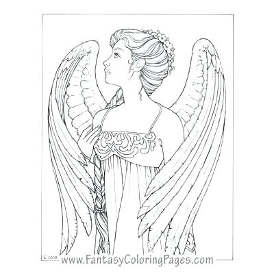 400x400 Angel Images To Color Beautiful Ideas Angel Coloring Pages