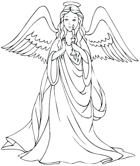 550x652 Angels Coloring Pages S Angel Coloring Pages Edusmart.co