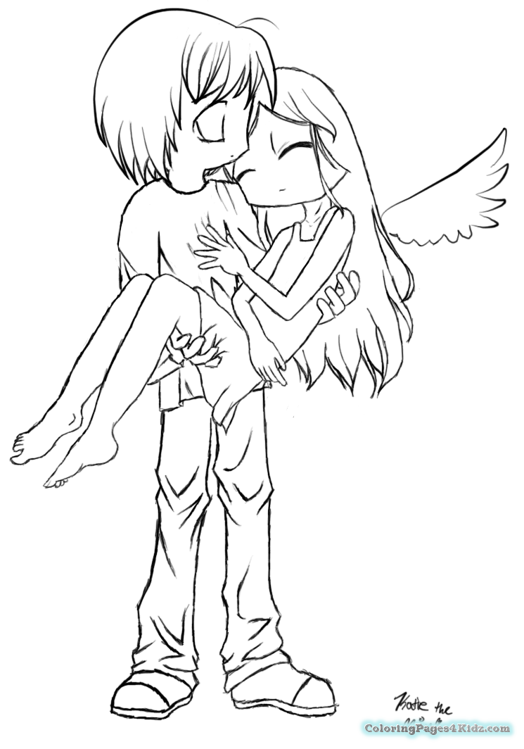 745x1064 Anime Angel Coloring Pages Coloring Pages For Kids