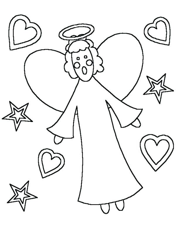 600x815 Angels Coloring Pages Kids Drawing Coloring Pages Angels Kids