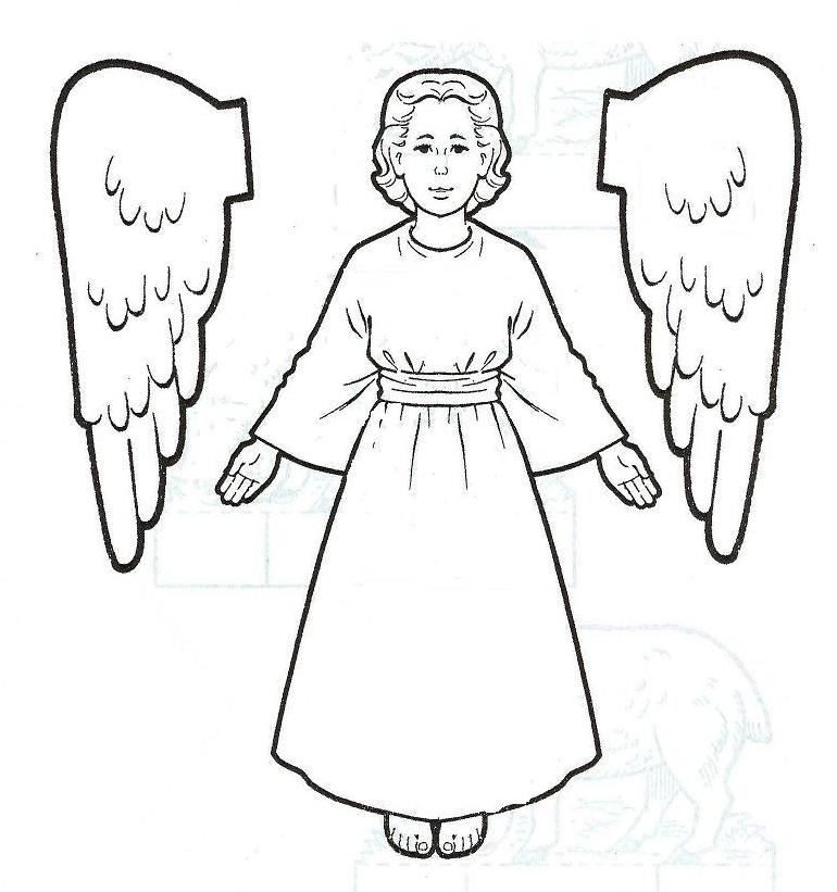 770x821 Preschool Angels Coloring Pages Print Coloring Pages