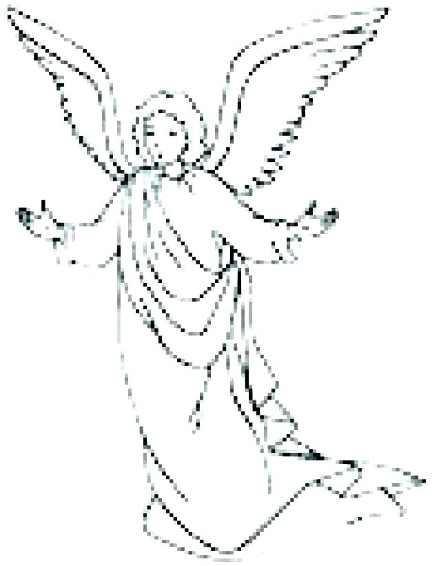 640x820 Angel Gabriel Visits Mary Colouring Page And Coloring Pages