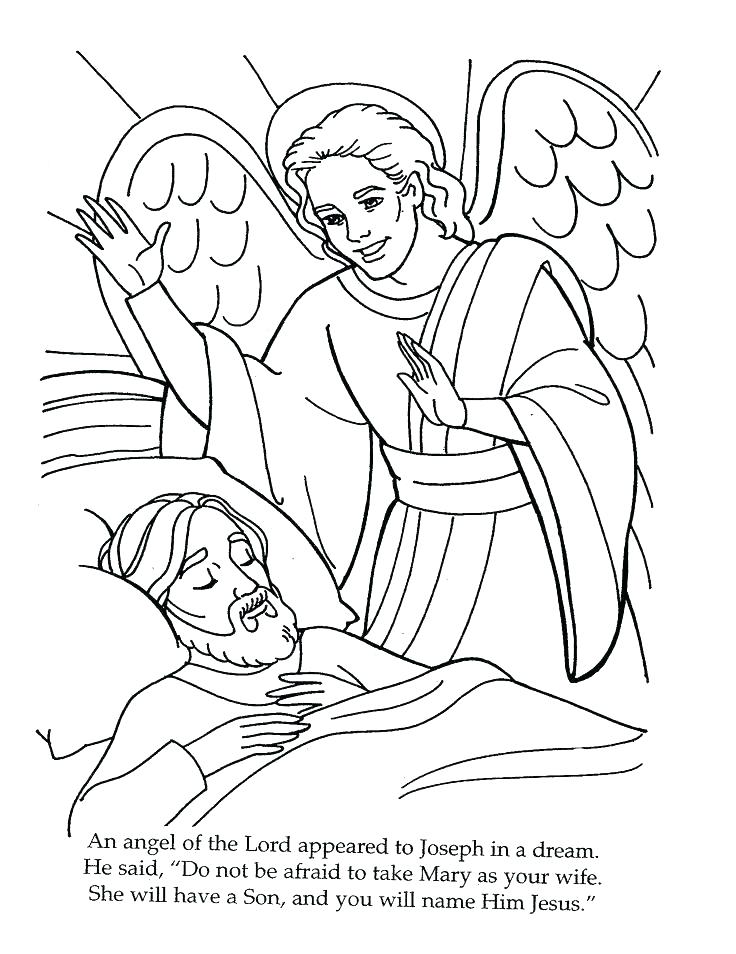 736x954 Angel Comes To Mary Coloring Pages New And The Angel Coloring Page