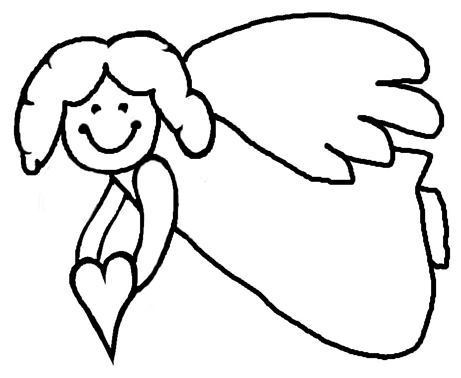 Angel Heart Coloring Pages