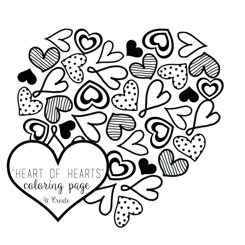 800x800 Heart Shapes To Color Heart With Angel Wings Coloring Pages