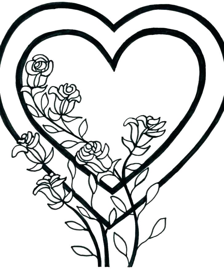 728x872 Color Pages Of Hearts Angel Wings Coloring Pages Angel Wings