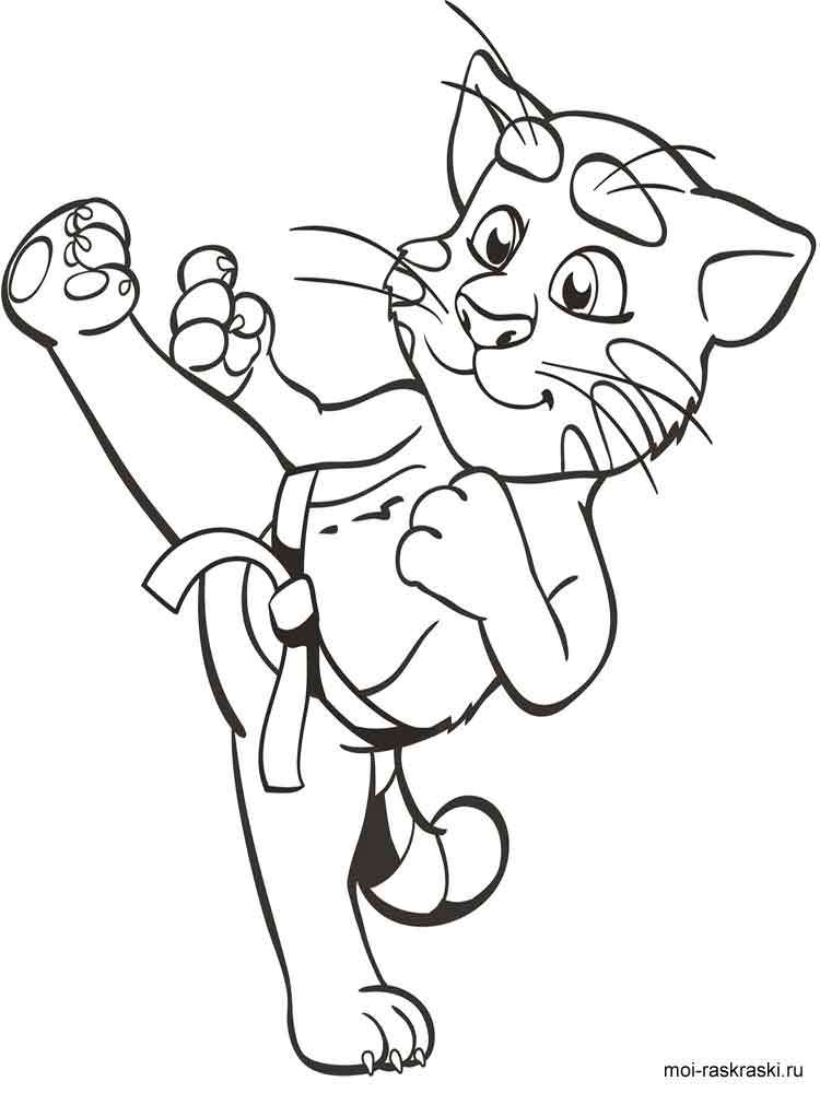 750x1000 Talking Angela Coloring Pages