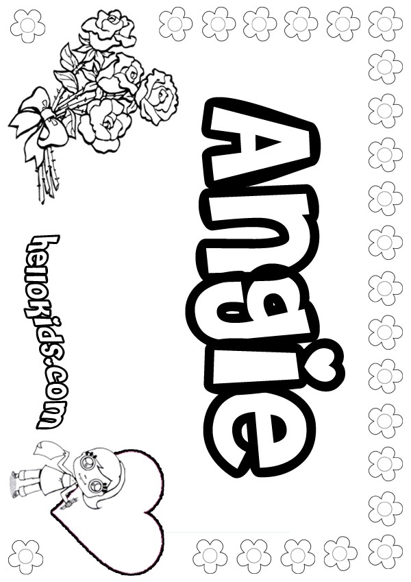 600x849 Angie Coloring Pages
