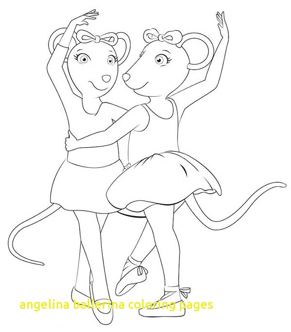 600x686 Angelina Ballerina Coloring Pages With Angelina Ballerina Opening