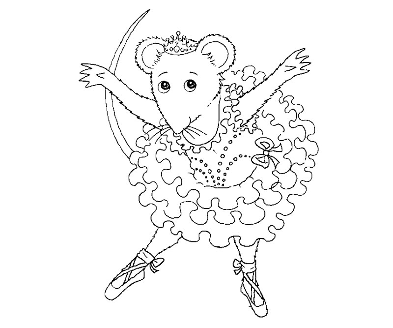 800x667 Free Printable Ballerina Coloring Pages Awesome Angelina Ballerina