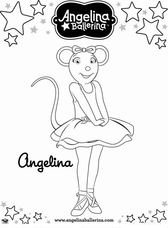 590x800 Angelina Ballerina Coloring Pages 5 Angelina Ballerina Fernanda