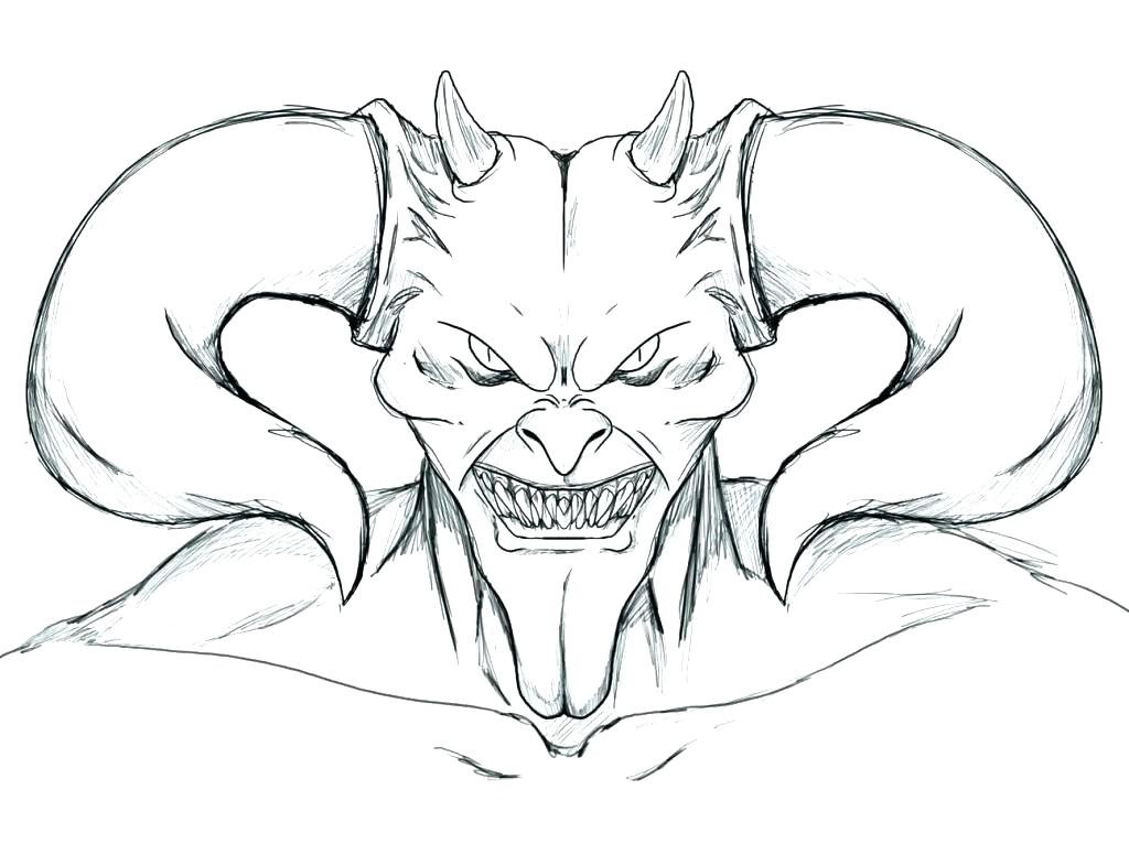 1024x766 Anime Demon Coloring Pages Color Pages Coloring Pages Drawn Demon