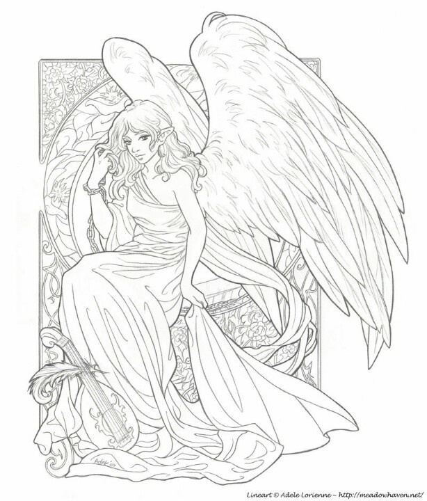 614x720 149 Best Angel Coloring Images On Coloring Books