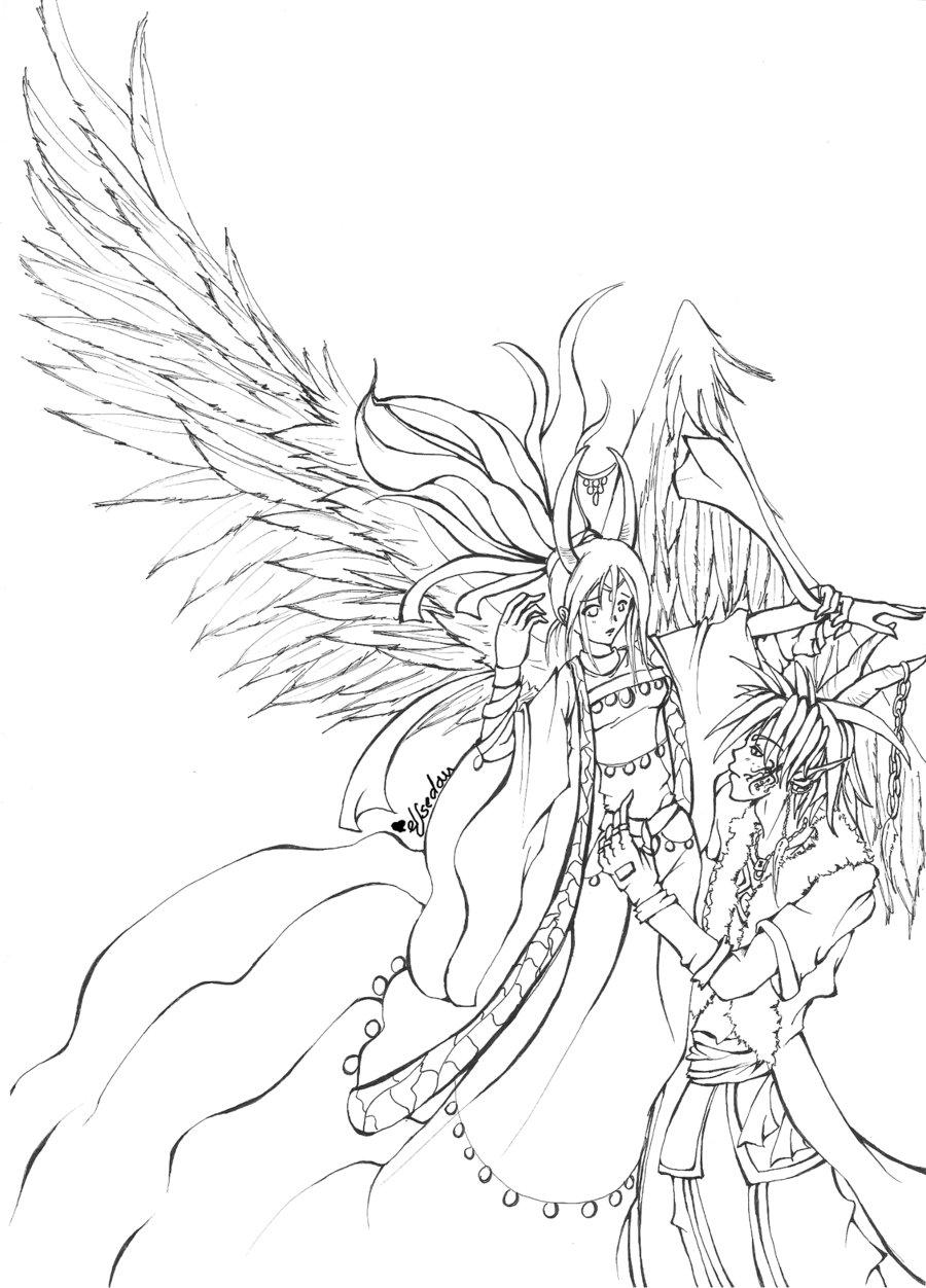 900x1252 Fine Demon Coloring Pages Photos