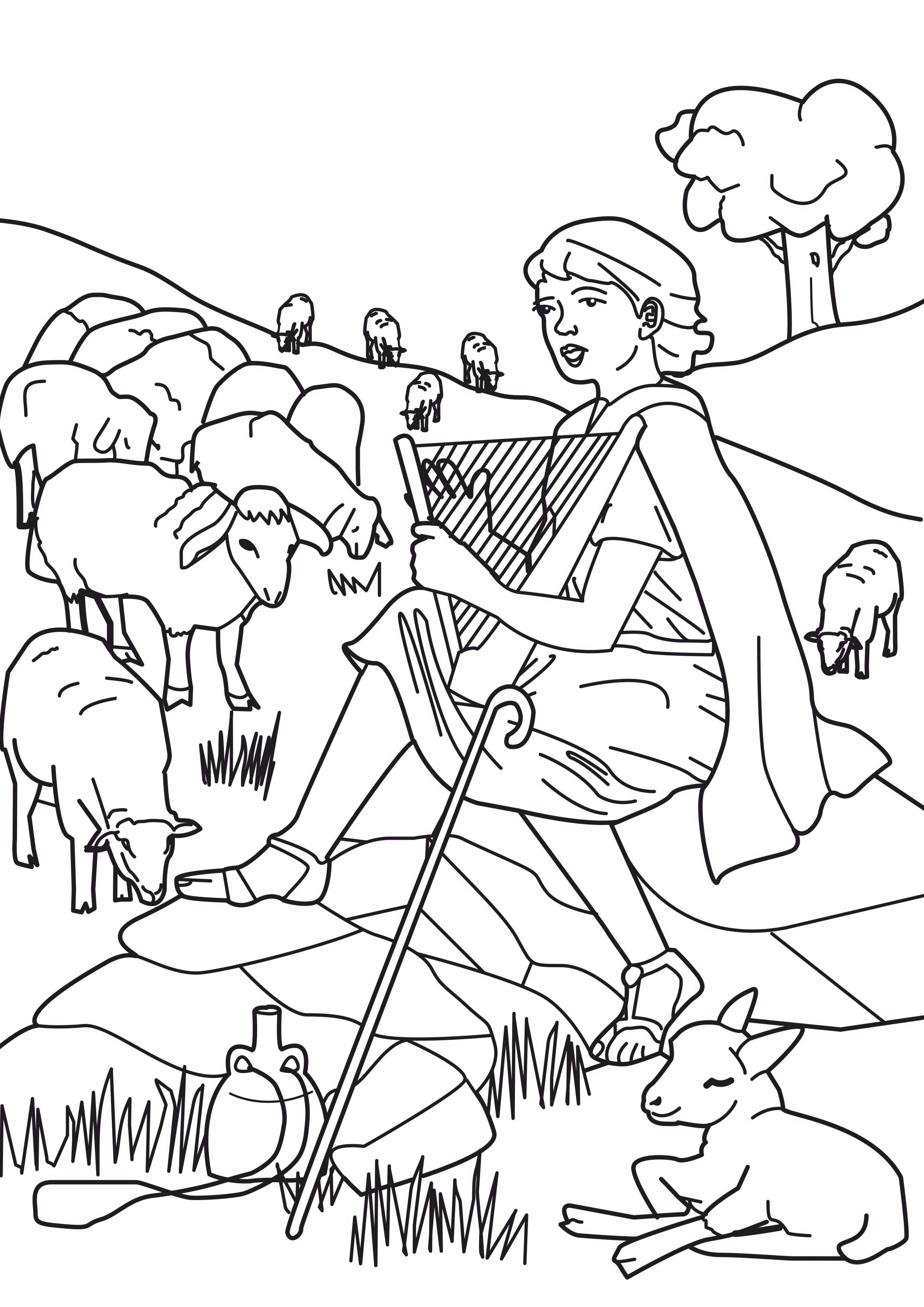 2480x3508 Angels Shepherds Gloria Coloring Page Thecahtolickid Fair Shepherd