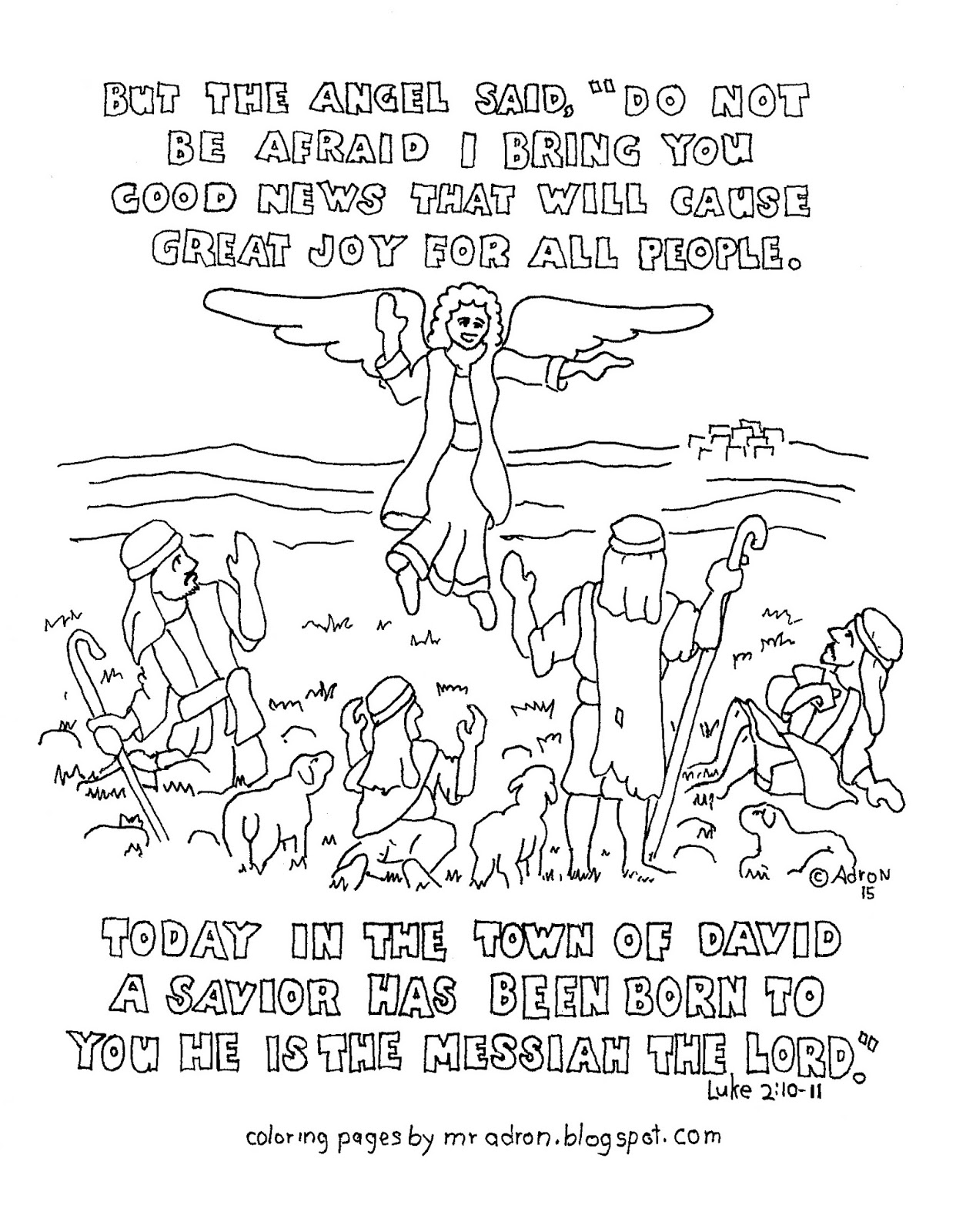 1255x1600 Christmas Shepherds Coloring Page