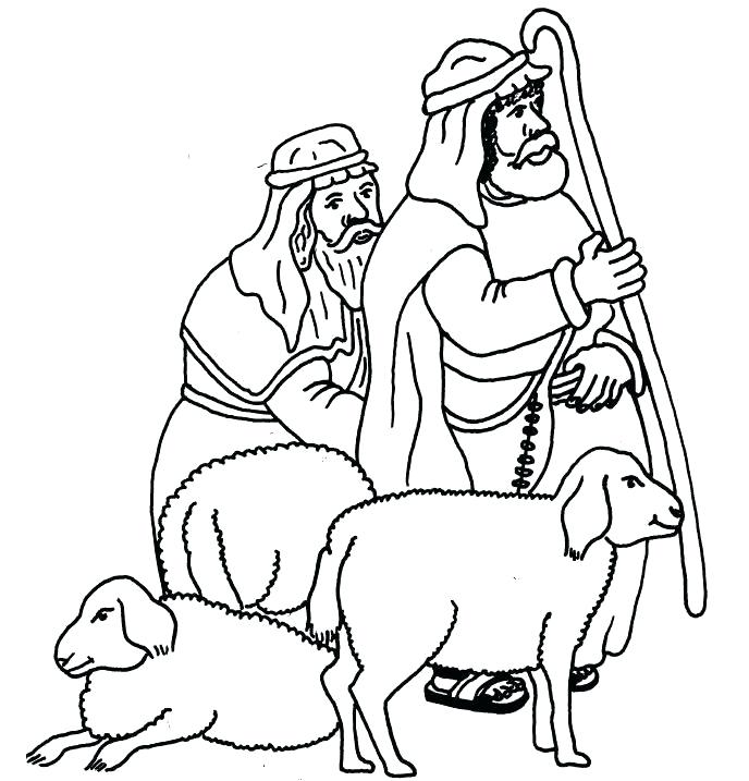 688x717 Shepherd Coloring Pages Angels And Shepherds Coloring Pages