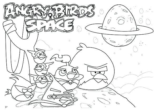 600x424 Angry Bird Coloring Pages