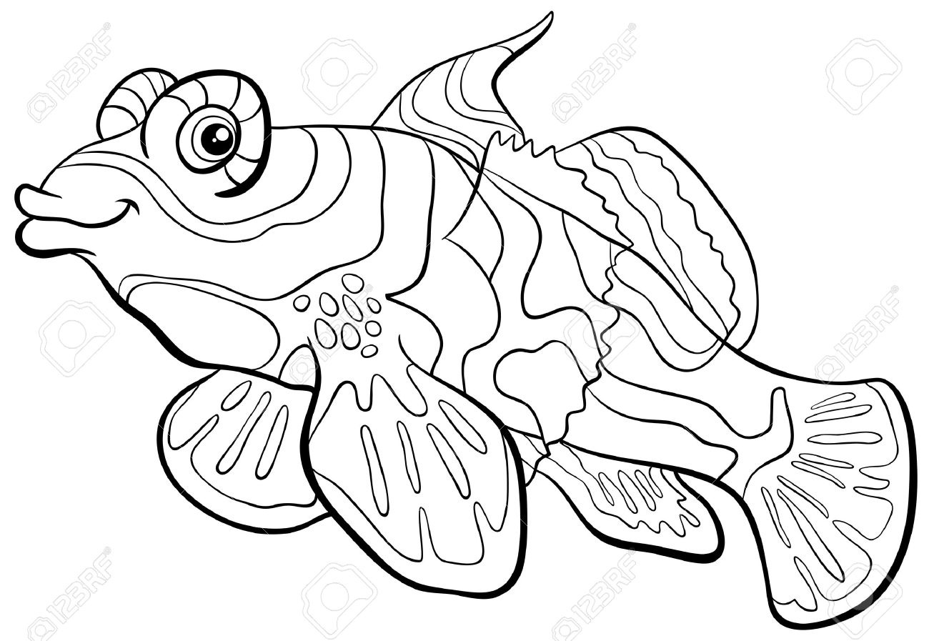 1300x897 Cartoon Angler Fish Coloring Pages Collection Coloring Sheets