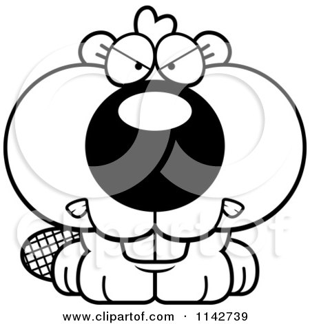 450x470 Royalty Free (Rf) Angry Beaver Clipart, Illustrations, Vector