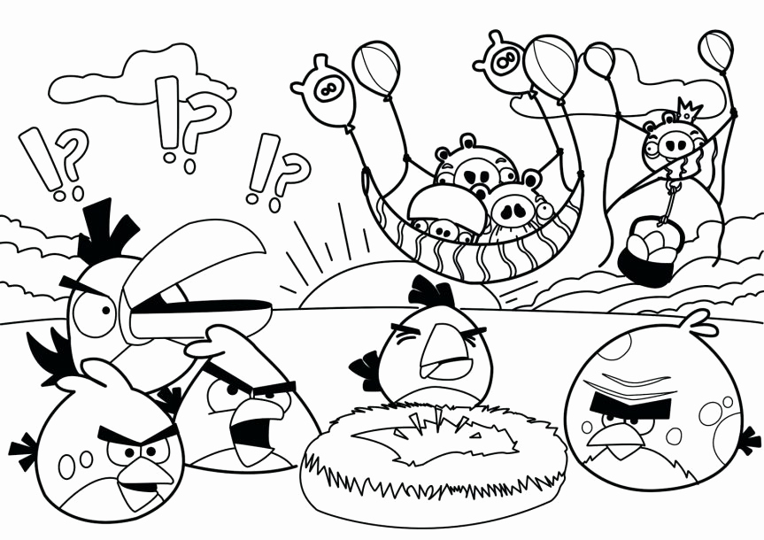 863x610 Angry Birds Coloring Page Star Wars Pages Pdf Yoda Colouring Games