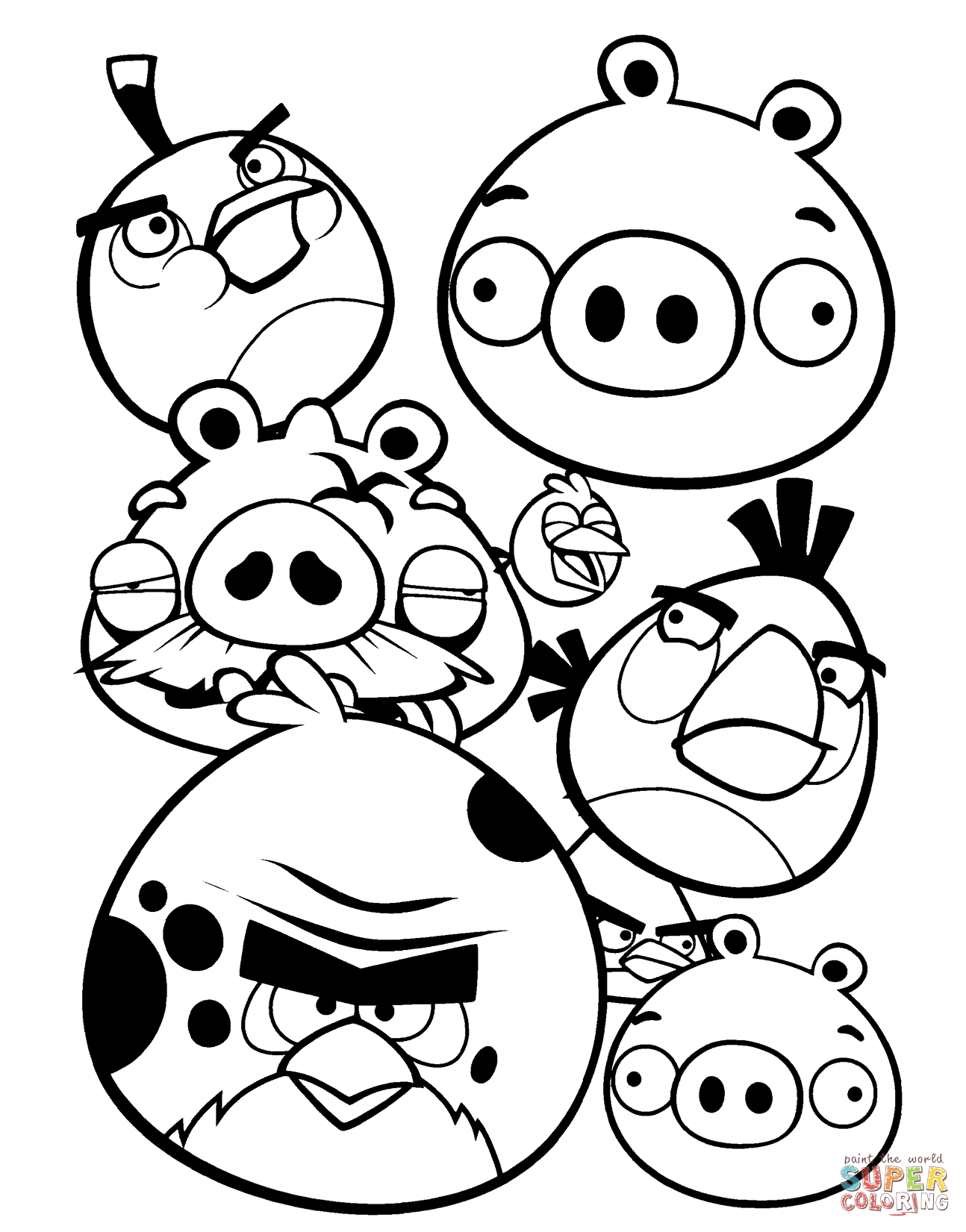 1294x1651 Angry Birds Coloring Pages Pdf Best Of For Kids