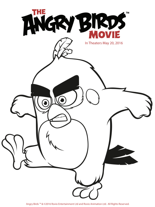 522x696 Free Angry Birds Coloring Pages {Printables}