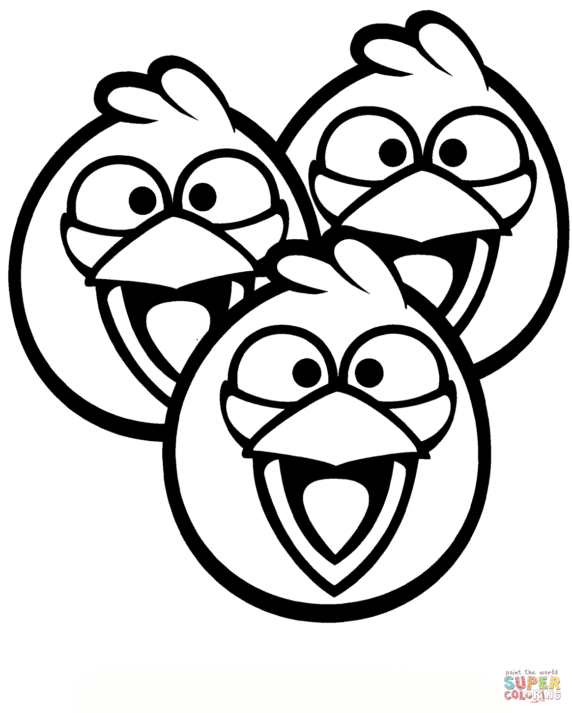 1164x1451 Angry Bird Coloring Pages