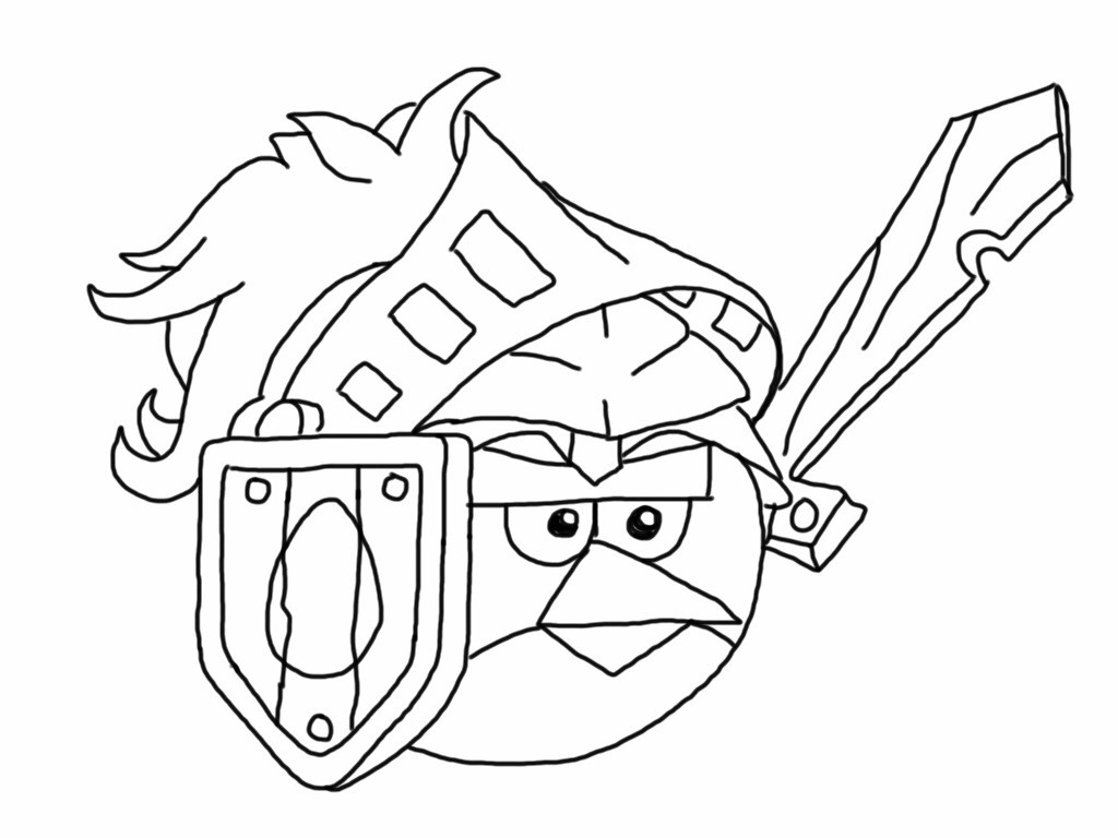 1024x768 Angry Birds Epic Coloring Pages