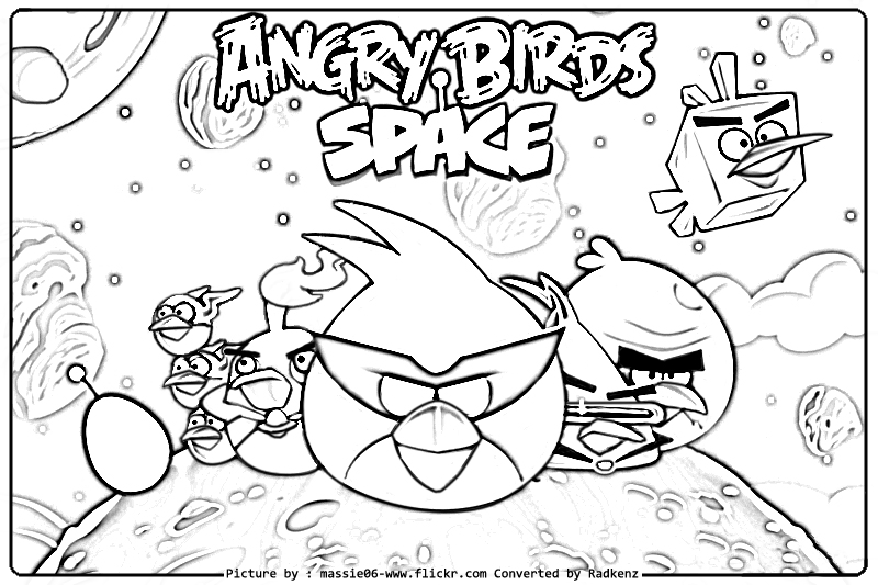 800x533 Angry Birds Coloring Pages