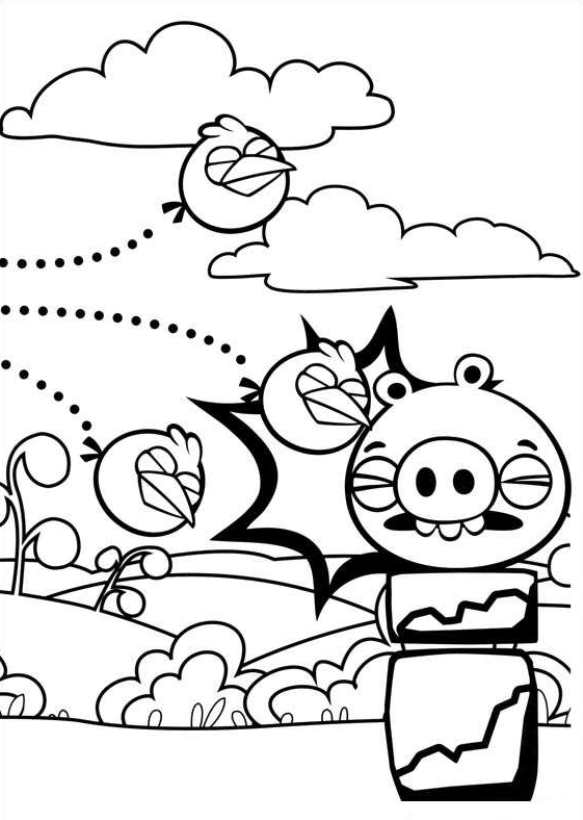 583x820 Kids N 42 Coloring Pages Of Angry Birds