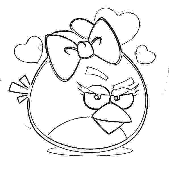 595x595 Angry Birds Coloring Pages Free Angry Birds Angry Bird Game