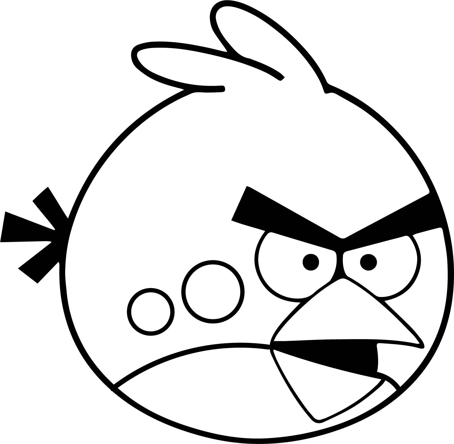 1533x1498 Coloring Pages For The Color Red New Red Bird From Angry Birds