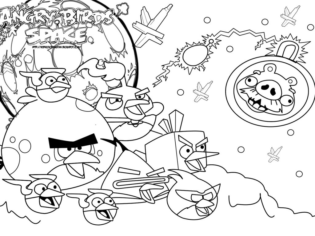 1024x768 Angry Birds Coloring Pages For Your Small Kids Free Printable