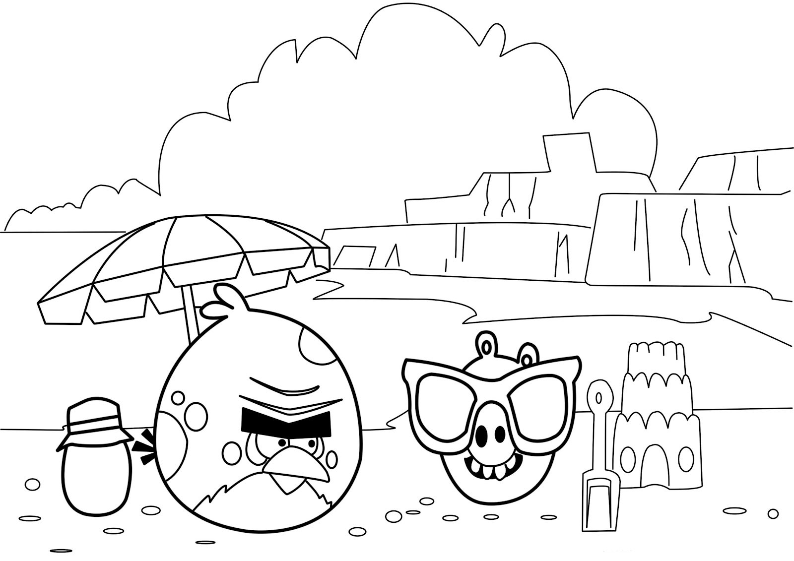 1600x1131 Imagination Green Angry Bird Coloring Pages Hal The Page Free
