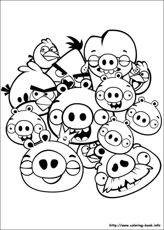 567x794 Angry Birds Coloring Pages On Coloring