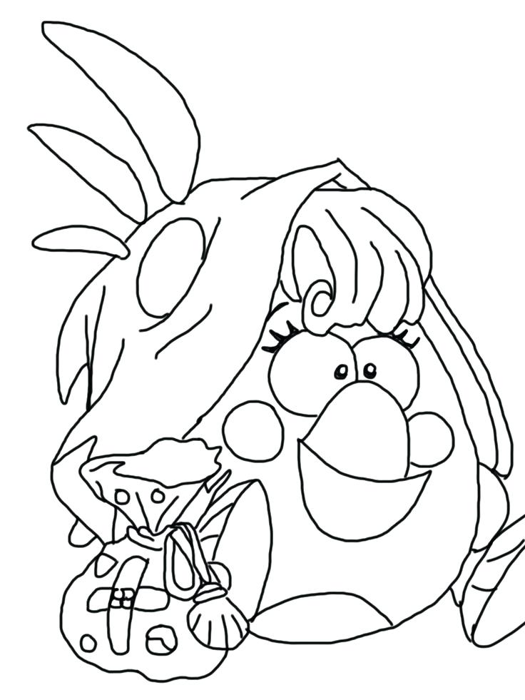 736x981 Angry Birds Go Coloring Pages