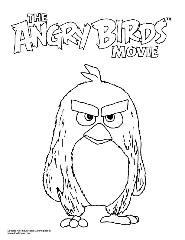 612x792 Angry Birds Movie Coloring Sheet! Delightful Doodles Coloring