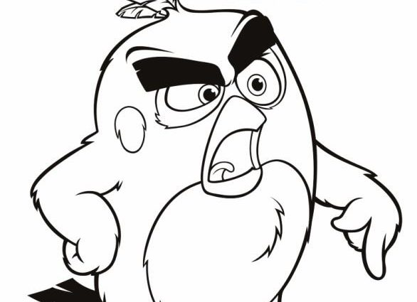 586x425 Angry Birds Movie Coloring Pages Kids N Fun 6 Coloring Pages