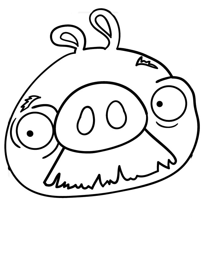 680x849 Angry Birds Pigs Coloring Pages