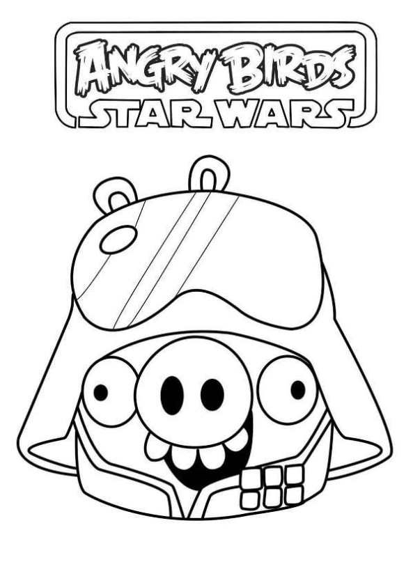 593x840 Angry Birds King Pig Coloring Page Looks Like Math Aids Took